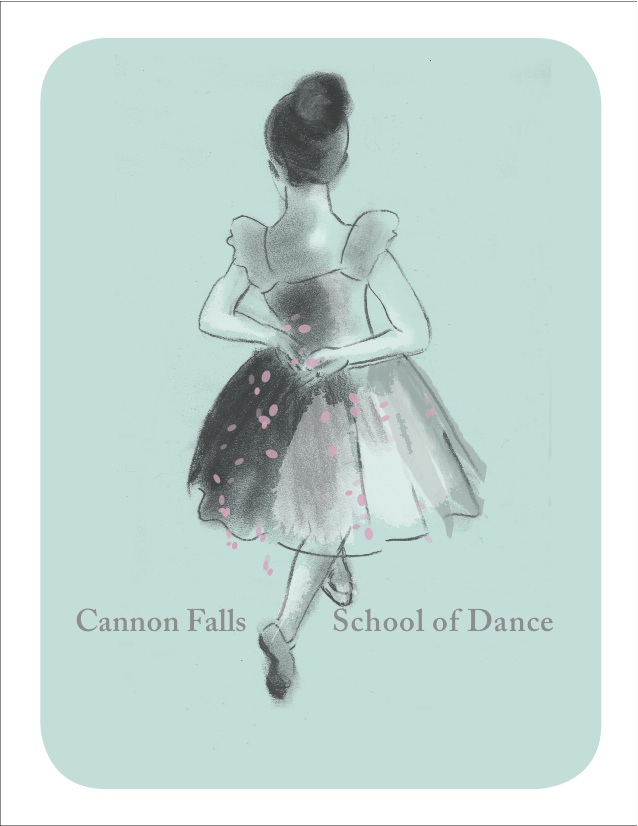 cf school of dance postcard