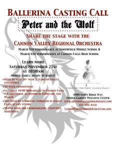 Peter and the Wolf Casting Call
